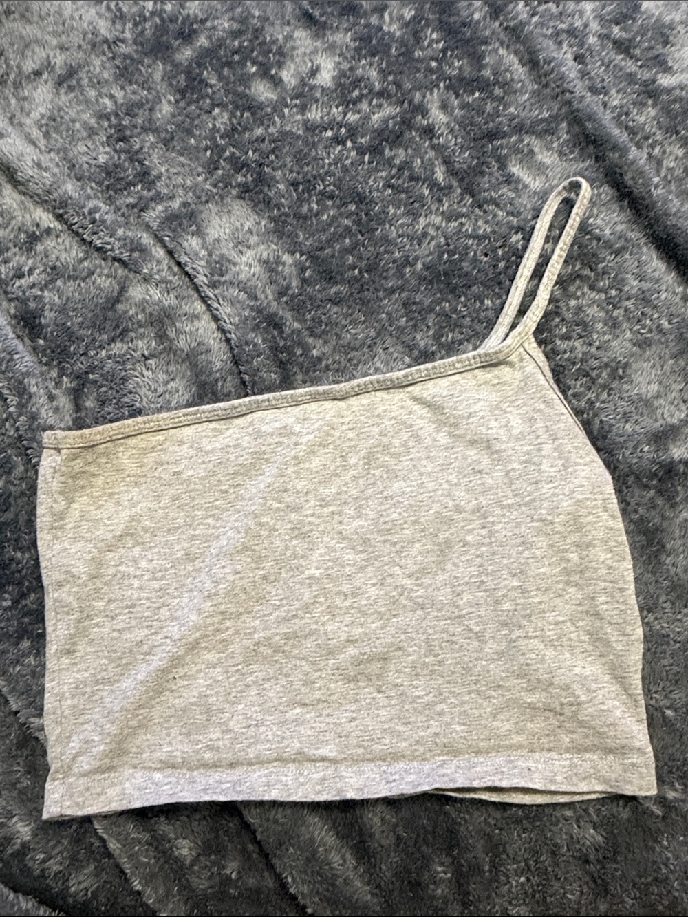 American Eagle Heather Gray Scoop Neck Tank